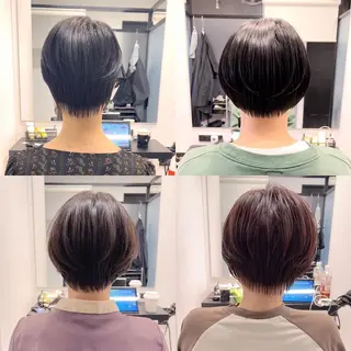 ショート ショートヘア、ボブ こやさん　コヤマのヘアスタイル