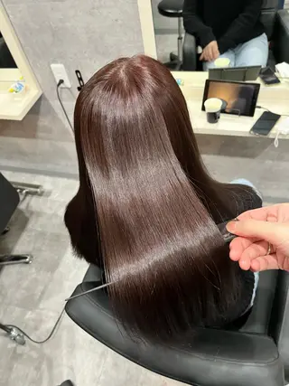 ロング カラー ダブルカラー 新宿のヘアスタイル