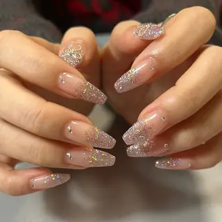 ネイル unwind ┊︎冬っぽネイル🧸のネイルデザイン