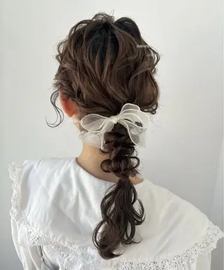 ヘアアレンジ アレンジカラー モデル🎀yuuiのヘアスタイル
