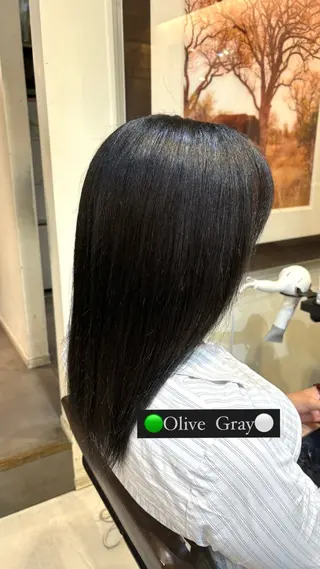 セミロング カラー ハルキ/表参道/ メンズ縮毛矯正募集中のヘアスタイル