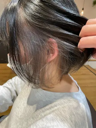カラー 南 柚香のヘアスタイル