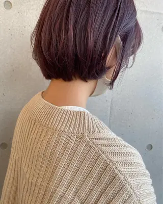 ショート ୨୧柔らかいカラー nozomi ୨୧のヘアスタイル