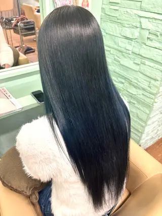 カラー 艶盛れ透明感カラー/ kanna🖤のヘアスタイル