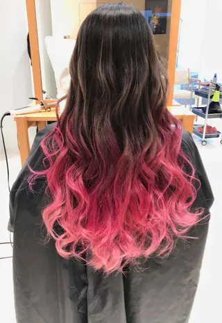 ロング カラー Days 透明感カラーのヘアスタイル