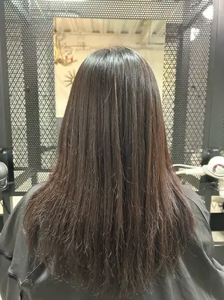 ロング 縮毛•ハイトーン Runaのヘアスタイル