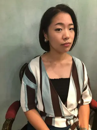 ショート カラー エクステ指名No.1 【店長】橘田のヘアスタイル