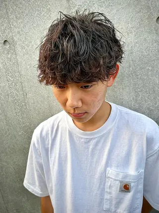 パーマ メンズ beauty resort akahige所属・山田 太陽のヘアスタイル