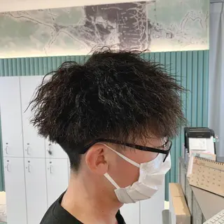 ショート パーマ 小沼 正悟のヘアスタイル