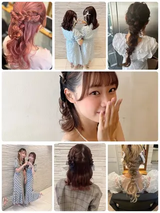 ミディアム ヘアアレンジ ⭐️ アユミ⭐️のヘアスタイル