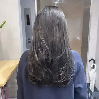 ロング Rui/透明感カラー 暖色/レイヤーカットのヘアスタイル