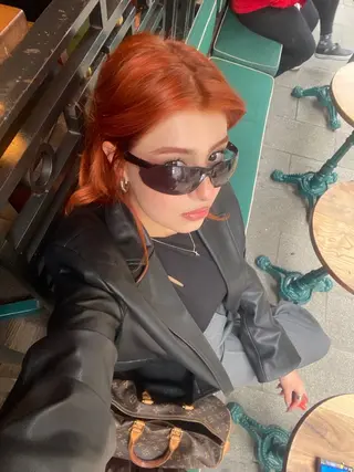 セミロング カラー 暖色カラー🧡 ボブ🧚‍♀️マナのヘアスタイル