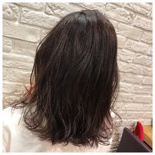 セミロング 【寺田町】ソリハシ アキラのヘアスタイル