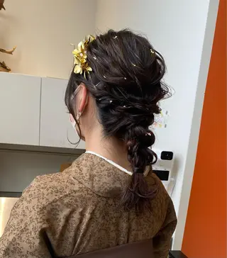 セミロング 🌸暖色カラー/ボブ 一色愛海🌸のヘアスタイル