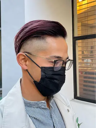 ショート カラー メンズ 髪質改善/縮毛矯正 ボブ/Ryuseiのヘアスタイル