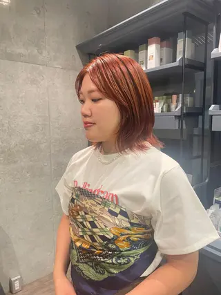 ミディアム PANOLA下北沢所属・PANOLA下北沢 中川夢菜のヘアスタイル