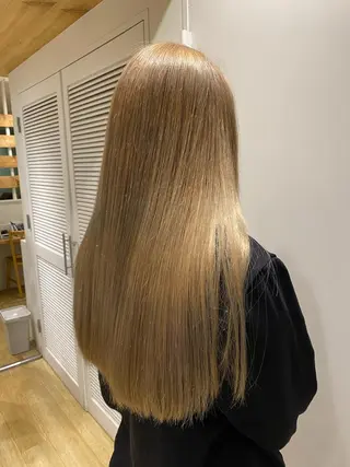 ロング カラー kawabe maikoのヘアスタイル