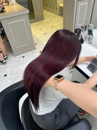 ミディアム ‎🤍トレンドモテ髪 ‎🤍暖色🤍りなのヘアスタイル