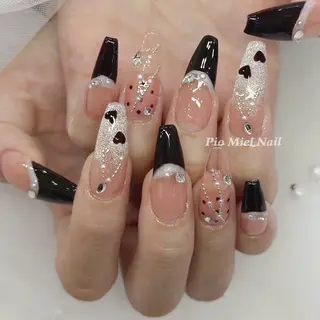 ネイル momo 長さだしのネイルデザイン