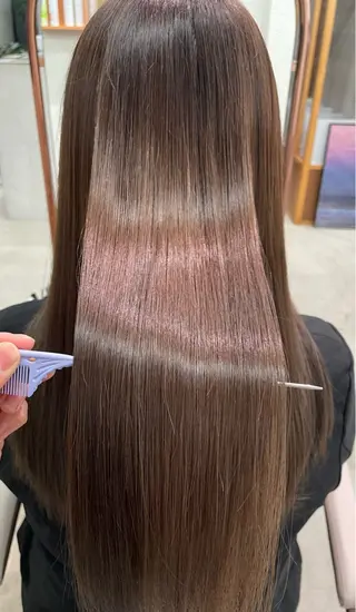 ロング 鶴井 美空のヘアスタイル
