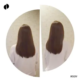 セミロング カラー ✨縮毛矯正✨髪質改善 ナカシマ ユミのヘアスタイル