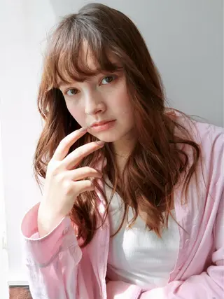 カラー 田村 汐織のヘアスタイル