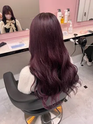 ミディアム カラー ヘアアレンジ 💕上野美容師☁ ブリーチ💖サワのヘアスタイル