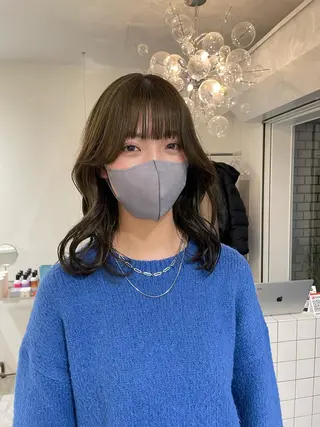ミディアム カラー Koto🌿 ブリーチなしカラーのヘアスタイル