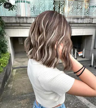 ショート カラー 新宿/韓国風レイヤー 髪質改善/ジャッキーのヘアスタイル