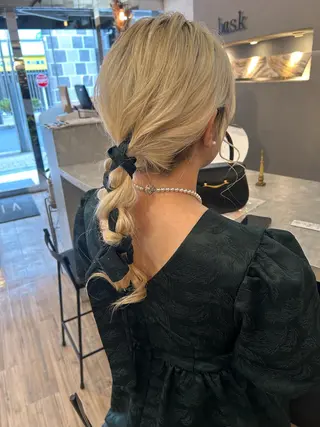 ヘアアレンジ ブリーチ／ヘアセット 🪞🌙minamiのヘアスタイル