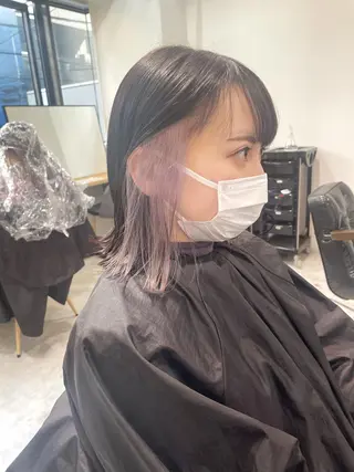 ショート カラー 田中大星 /ボブ 縮毛矯正のヘアスタイル