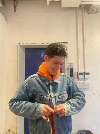 ショート パーマ メンズ RIN／韓国ヘア レイヤーカットのヘアスタイル