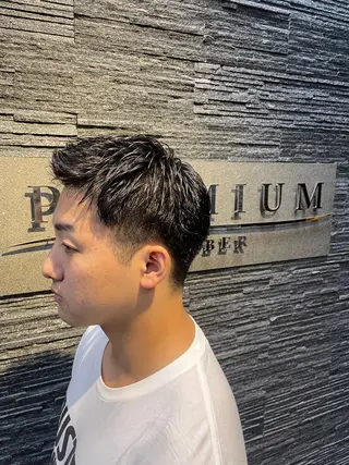 ショート メンズ ヒロ銀座　プレミアムバーバー目黒店所属・ほり たつみのヘアスタイル