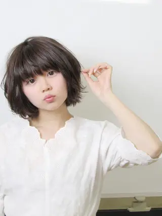ショート ブルーム yukiのヘアスタイル