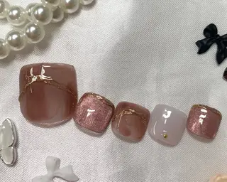 ネイル ネイルPetit Ribbonのネイルデザイン