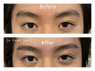 ショート カラー メンズ アイブロウ la kaori secretの眉毛・アイブロウイメージ