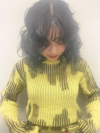 ミディアム カラー yuan tanakaのヘアスタイル