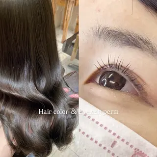 マツエク・マツパ 艶カラー💖 moeのヘアスタイル