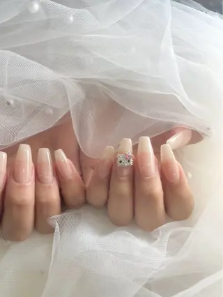 ネイル AYAKA🩵難波♡ 韓国ネイルで可愛く♡のネイルデザイン