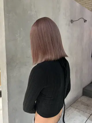 ミディアム カラー ALBUM所属・Hinata🛸 ボブ美容師のヘアスタイル
