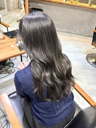 ロング カラー すぎもと さき⚡️ 朝ラク･*パーマのヘアスタイル