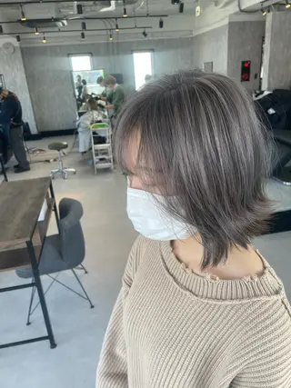 ミディアム カラー ALLEN hair 京橋店のヘアスタイル