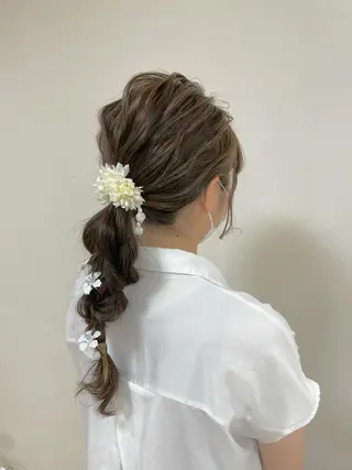 ロング ヘアアレンジ 【Sweep】おじま のぞみのヘアスタイル