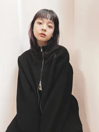 セミロング カラー 樫原裕二 /柔らかいカラーのヘアスタイル