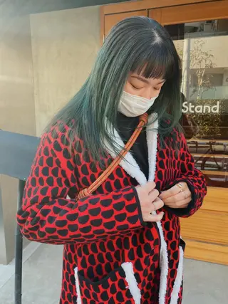 ロング カラー ヘアアレンジ stand所属・ニュアンスヘア🌔 nanakoのヘアスタイル