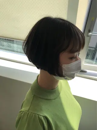 ショート 京都美容師 塩のヘアスタイル