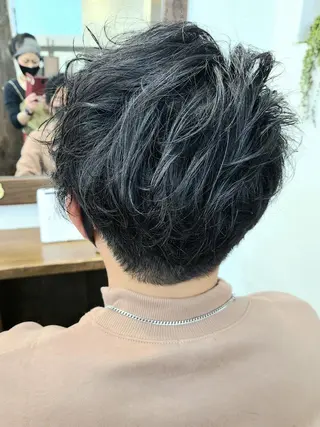 ショート メンズ 【大宮】デザイナー Anne 諳 アンのヘアスタイル