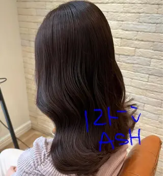 セミロング acroあべの店所属・🧸ブリーチモデル /透明感🎀のヘアスタイル