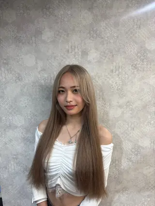 カラー 外国人風カラー ×19歳美容師ルイヤのヘアスタイル