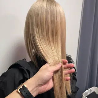 セミロング カラー ボブ& 髪質改善FUMIYAのヘアスタイル